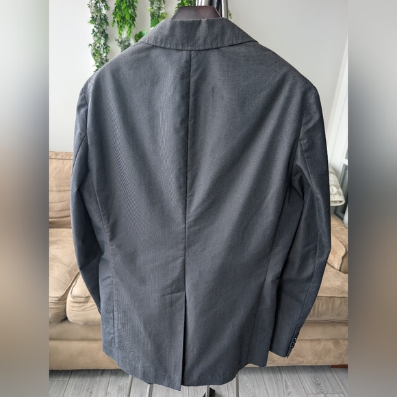 Burberry Classic Pinstripe Blazer size Large - Picture 2 of 16